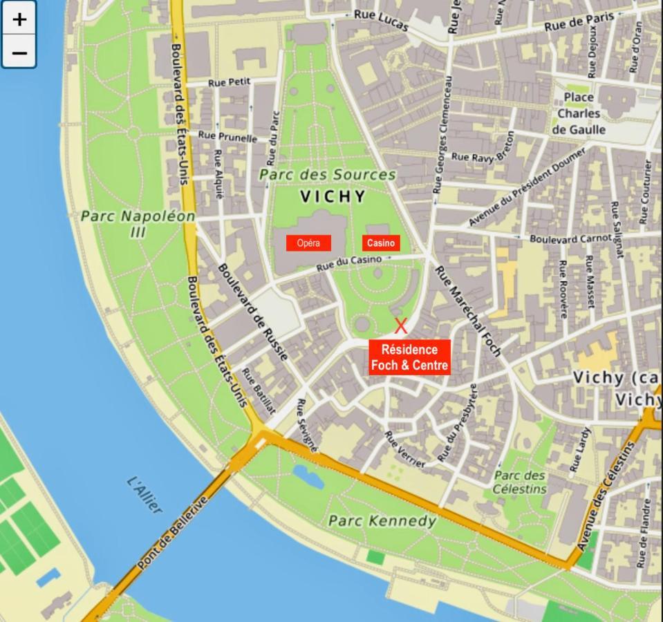 Le Vichy Centre, Spacieux Et Cosy T2 Avec Vue, Au Calme Exterior foto